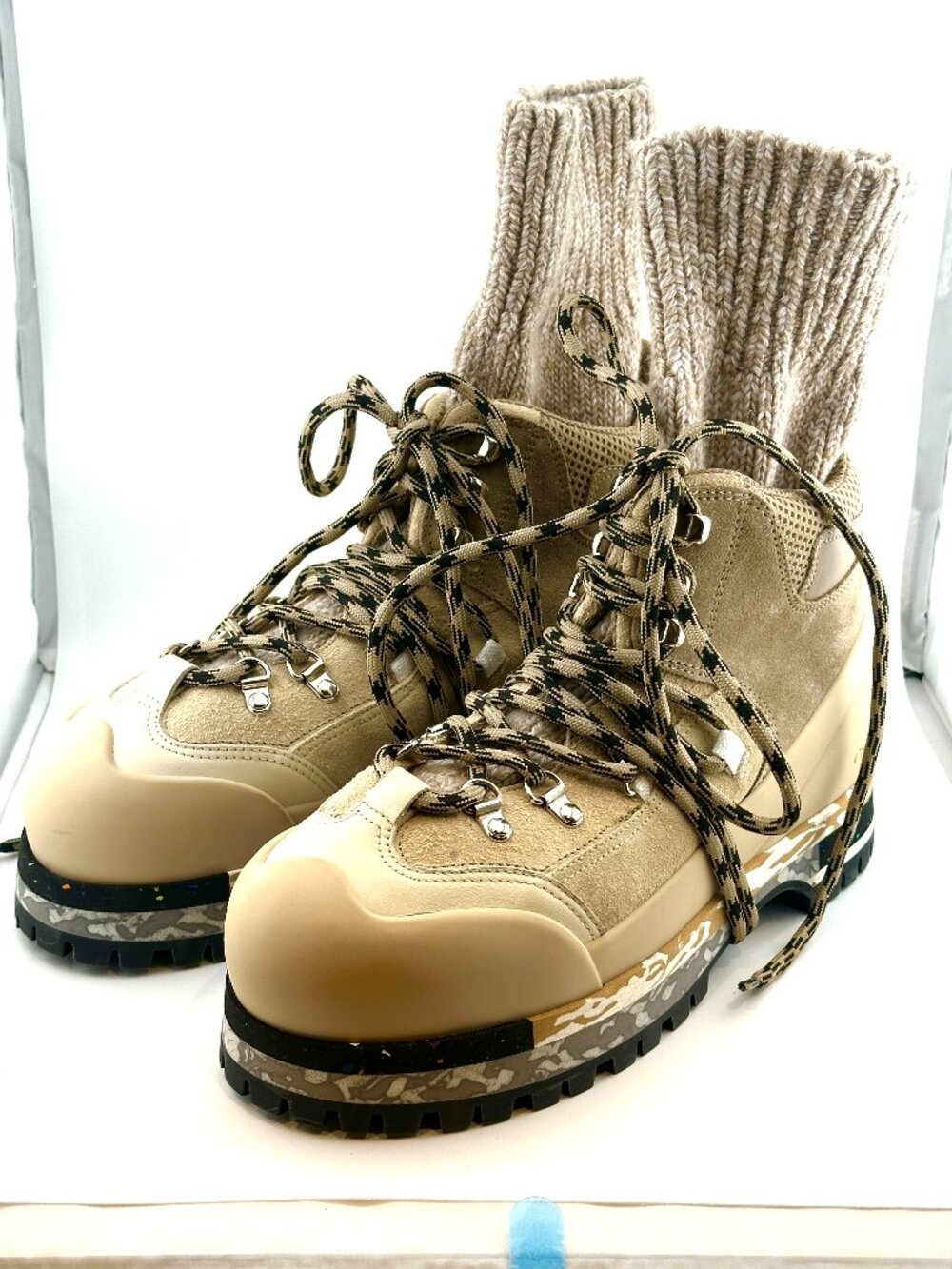 BRAND NEW CHLOE NIKIE KNIT ANKLE LUG BOOT